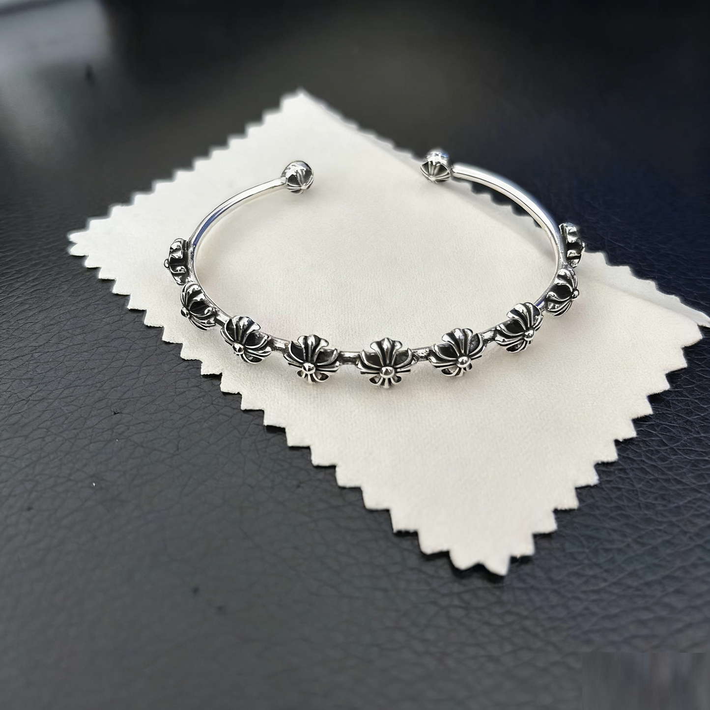 Cross Opening Retro Bracelet Skull Bullet Nail Text Sword Bracelet