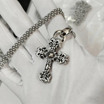 Hexagram Star Sword Anchor Pendant