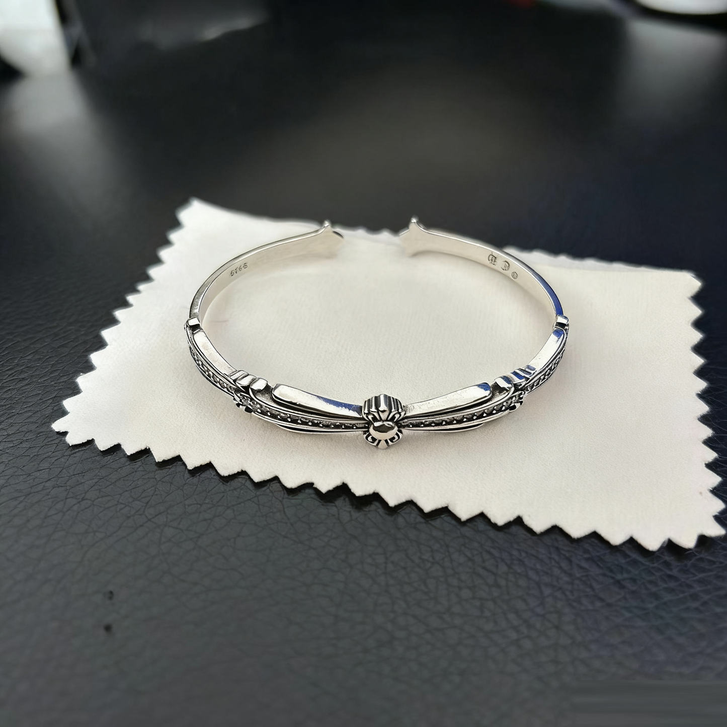 Cross Opening Retro Bracelet Skull Bullet Nail Text Sword Bracelet