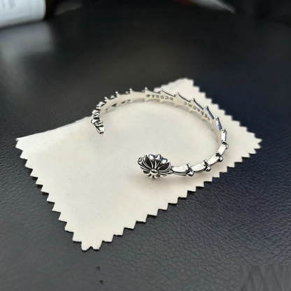 Cross Opening Retro Bracelet Skull Bullet Nail Text Sword Bracelet