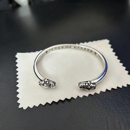 Cross Opening Retro Bracelet Skull Bullet Nail Text Sword Bracelet